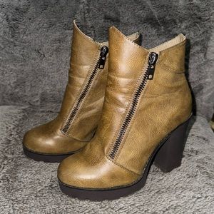 Womens Taupe Boots 8.5